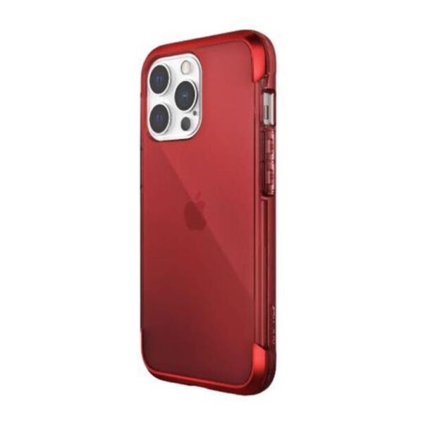 iPhone 13 - Custodia trasparente Raptic/X-Doria Defence Air rosso - immagine 2