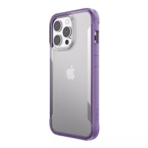 iPhone 13 Pro - Custodia Raptic/X-Doria Terrain - Impact Case, con cornice viola