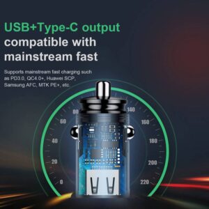 Baseus - Car charger, 30W PPS, black (CCALL-YS01)