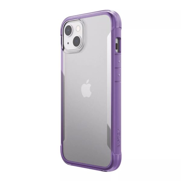 iPhone 13 - Raptic/X-Doria Terrain - Impact Case, mit violettem Rahmen – Bild 2