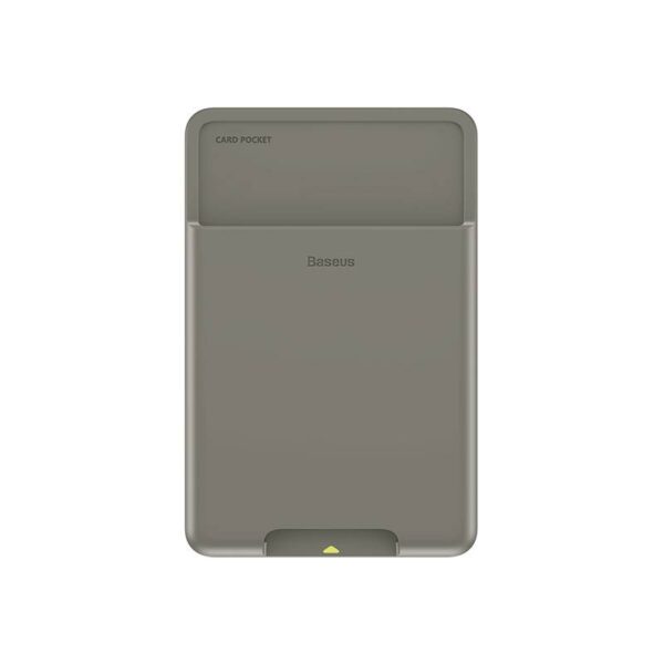 Baseus - Silicone card holder, dark gray (ACKD-A0G)