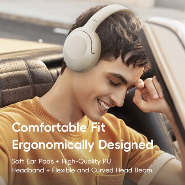 ROCK - O3 ANC Cuffie senza fili RAU0773 - Cuffie Bluetooth, Beige - immagine 4