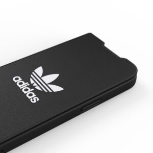Adidas OR Trefoil Booklet Case PU pour Apple iPhone 13 noir-blanc