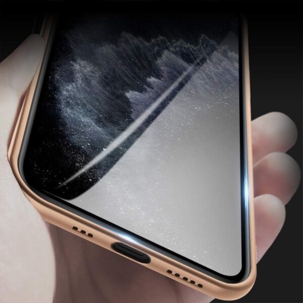 iPhone 12 Mini - X-Level Guardian Backcase made of TPU, ultra thin & flexible, camera protection, gold - Image 3