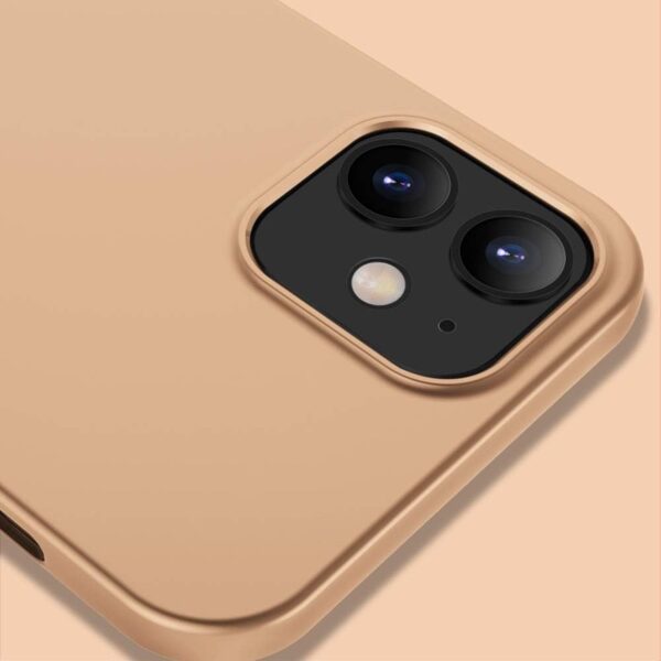 iPhone 12 Mini - X-Level Guardian Backcase made of TPU, ultra thin & flexible, camera protection, gold - Image 4