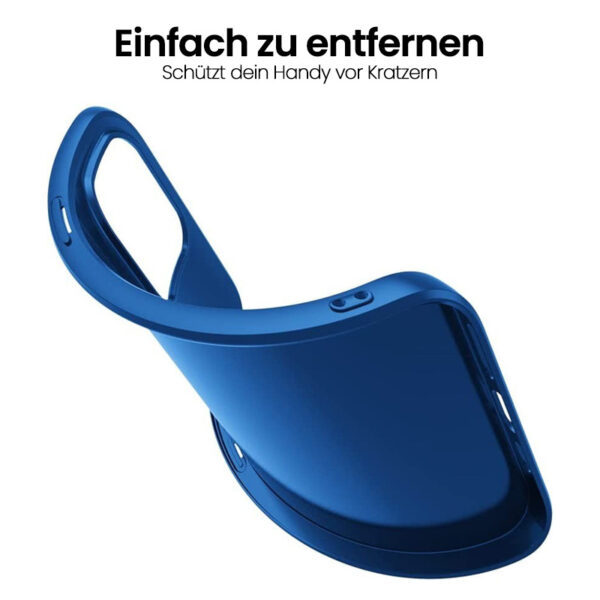 Apple iPhone 16 - X-Level Guardian Backcase aus TPU, ultra dünn & flexibel, Kameraschutz, Blau – Bild 2