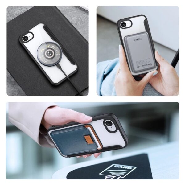 iPhone 16e - Dux Ducis Skin X Pro Series avec fonction Magsafe noir – Image 4
