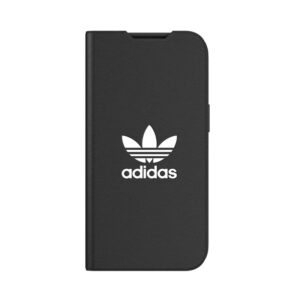 Adidas OR Trefoil Booklet Case PU pour Apple iPhone 13 noir-blanc