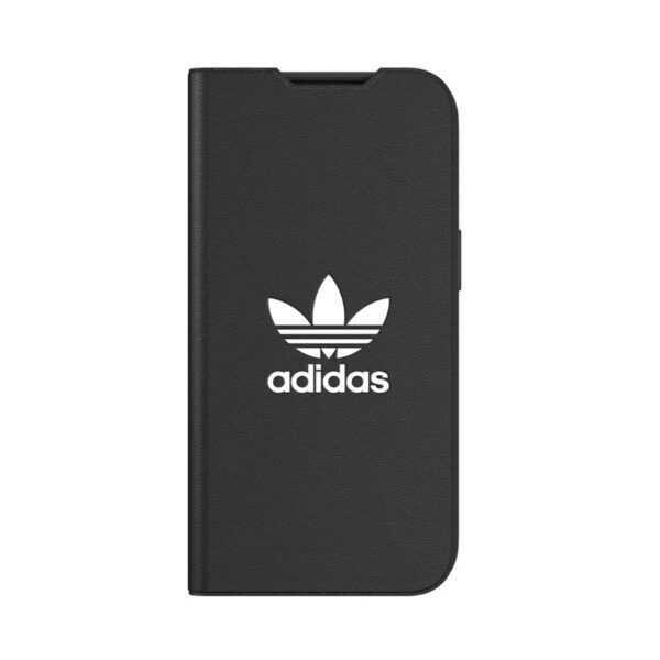 Adidas OR Trefoil Booklet Case PU pour Apple iPhone 13 noir-blanc – Image 3