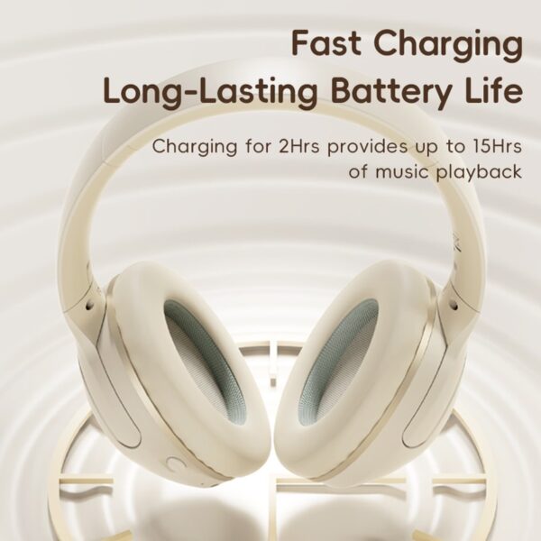 ROCK - O3 ANC Cuffie senza fili RAU0773 - Cuffie Bluetooth, Beige - immagine 6