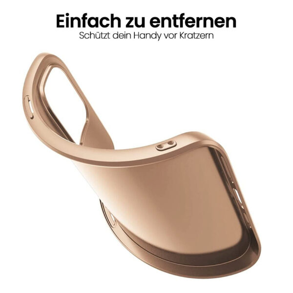 iPhone 12 Pro Max - X-Level Guardian Backcase made of TPU, ultra thin & flexible, camera protection, gold - Image 2