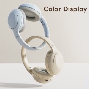 ROCK - O3 ANC Wireless Headphones RAU0773 - Bluetooth-Kopfhörer, Hellblau/Grau