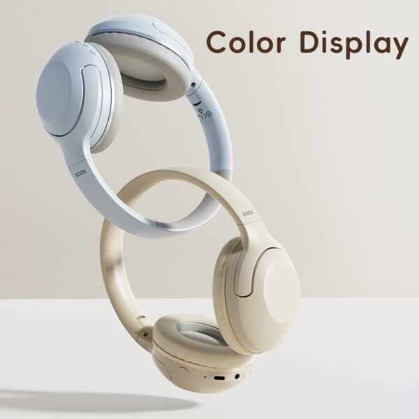 ROCK - O3 ANC Wireless Headphones RAU0773 - Bluetooth-Kopfhörer, Hellblau/Grau – Bild 8