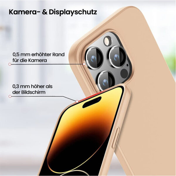 iPhone 12 Pro Max - X-Level Guardian Backcase made of TPU, ultra thin & flexible, camera protection, gold - Image 3
