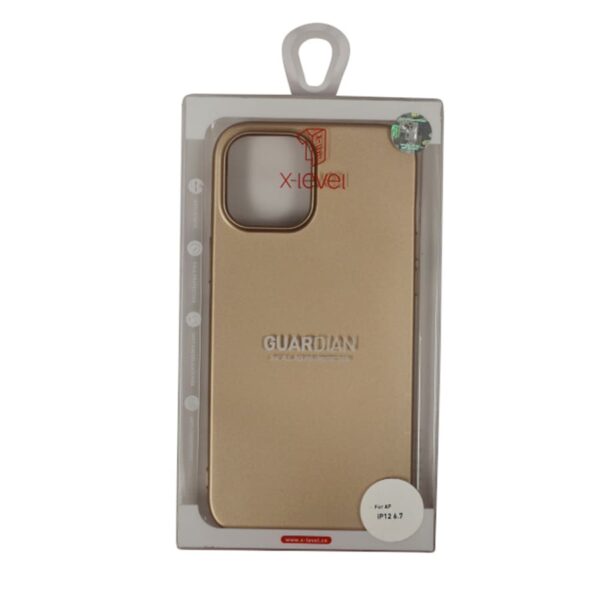iPhone 12 Pro Max - X-Level Guardian Backcase made of TPU, ultra thin & flexible, camera protection, gold - Image 4