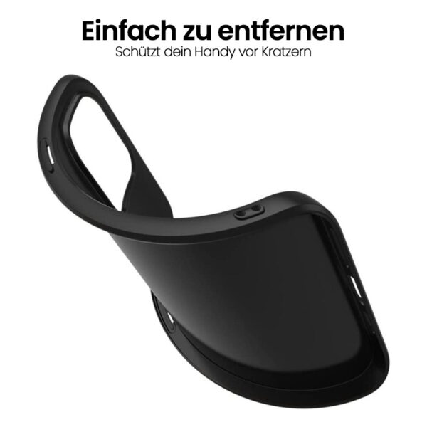 iPhone 13 Pro Max - X-Level Guardian Backcase in TPU, ultra sottile e flessibile, protezione della fotocamera, nero - immagine 2