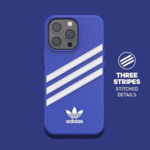 Adidas OR Mouded 3-Stripes Snap Case PU pour Apple iPhone 13, 13 Pro bleu