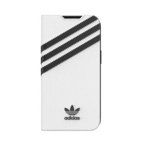 Adidas OR 3-Stripes Booklet Case PU pour Apple iPhone 13 noir-blanc