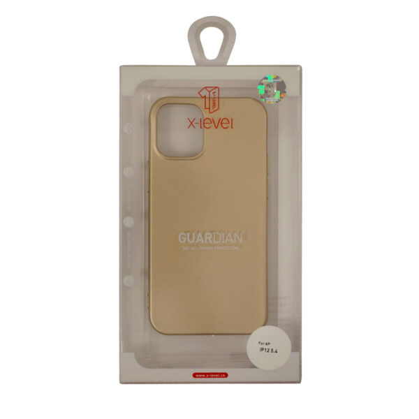 iPhone 12 Mini - X-Level Guardian Backcase made of TPU, ultra thin & flexible, camera protection, gold - Image 6