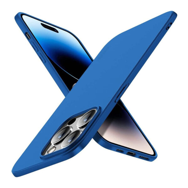 Apple iPhone 16 - X-Level Guardian Backcase aus TPU, ultra dünn & flexibel, Kameraschutz, Blau