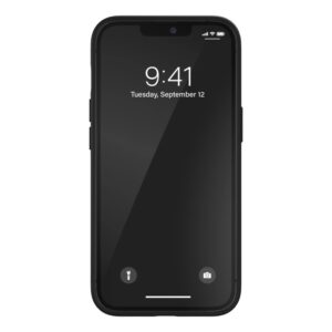 Adidas OR Mouded 3-Stripes Snap Case PU pour Apple iPhone 13, 13 Pro Blanc-Noir
