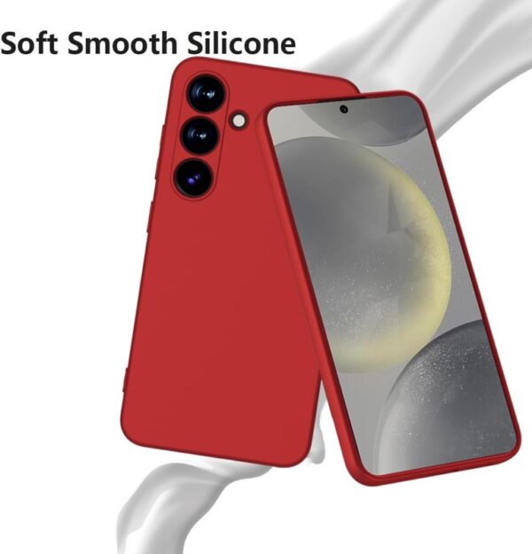 Samsung Galaxy A56 5G - X-Level Thin Backcase, Silikon Hülle in Rot für optimalen Schutz und schlankes Design – Bild 2