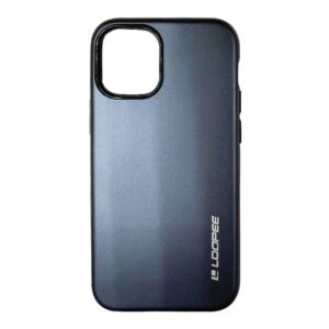 iPhone 12 / 12 Pro - Loopee Backcase, robust with outdoor protection, dark blue