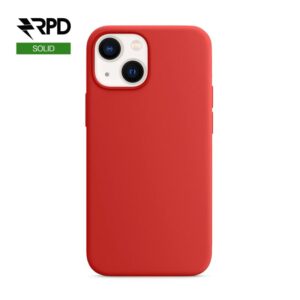 iPhone 13 Pro - Étui en silicone solide rouge