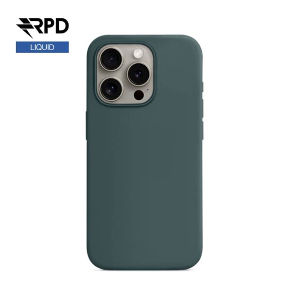iPhone 16 Plus - étui en silicone, vert mer (version Magsafe)