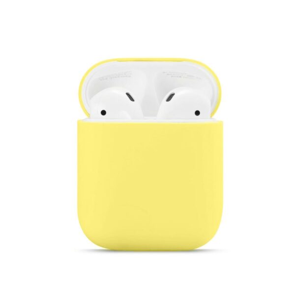 Airpods Silicone Case 1+2. Gen Yellow - Image 5