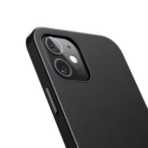 iPhone 12 - Baseus Original Magnetic Kunstleder Etui PB2849Z-3, Schwarz