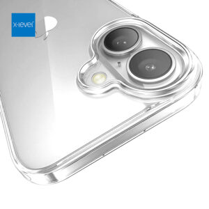 iPhone 16e - X-Level Antislip Clear Case, Transparent