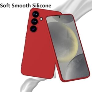 Samsung Galaxy S25 - Fondello sottile X-Level, custodia in silicone rosso