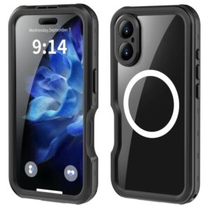 Apple iPhone 16 - Redpepper IP68 Dot Series Étui étanche pour l'extérieur avec fonction MagSafe, noir