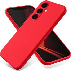Samsung Galaxy S22 Plus - Custodia protettiva in silicone, rosso