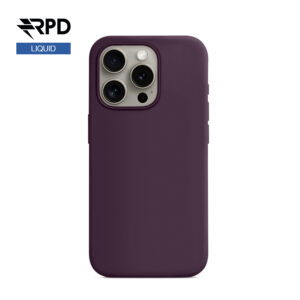 iPhone 16 - étui en silicone, prune (version Magsafe)