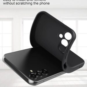 Samsung Galaxy S25 Ultra - Custodia protettiva in silicone, nero