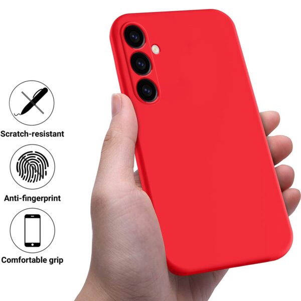 Samsung Galaxy S22 Plus - Custodia protettiva in silicone, rosso - immagine 2