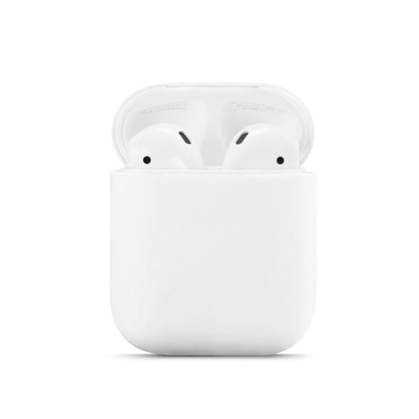Airpods Silicone Case 1+2. Gen Weiss – Bild 5