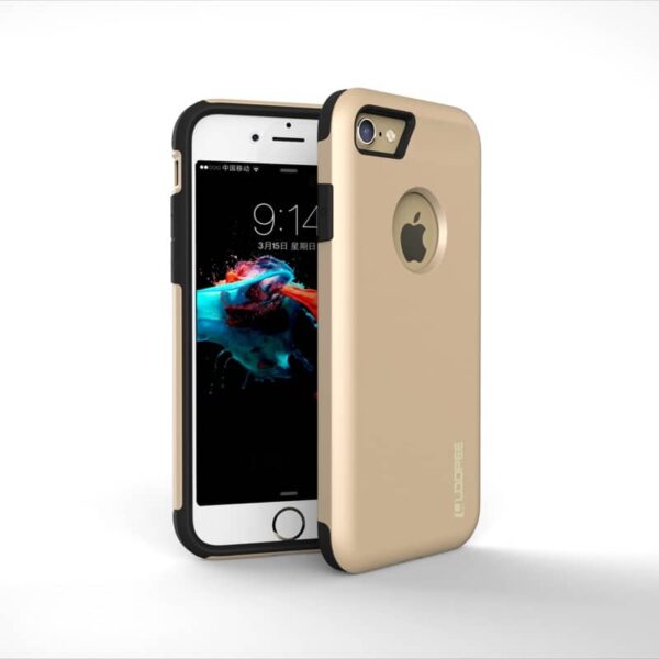 iPhone 7/8/SE 2020/SE 2022 - Loopee Shock Proof, Outdoor Case, gold