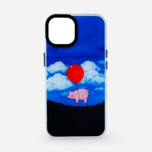 iPhone 16 - Cochon volant sur ballon rouge