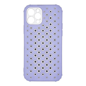 iPhone 12 Pro Max - Custodia traforata Lavanda