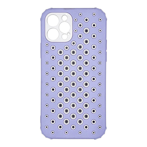 iPhone 12 Pro Max - Custodia traforata Lavanda