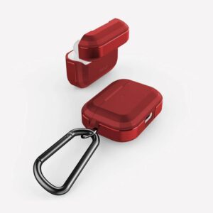 Raptic - Custodia Airpods Pro 1a + 2a generazione Trek Defence rosso