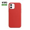 iPhone 12 / 12 Pro - Custodia in silicone rosso, solido