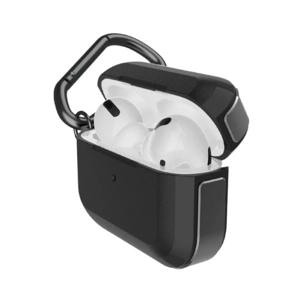 Raptic - Airpods Pro 1a + 2a gen. Custodia Carcasa Trek Defence nera - immagine 2