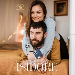 iPhone 16 - Santa Barbara Polo Isidore - Custodia Premium con ricamo di cavalli, nero