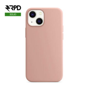 iPhone 13 Pro - Étui en silicone rose sable, solide