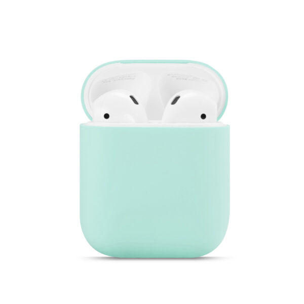 Airpods 1+2. Gen - Silicone Hang Case Mint Green - Image 5