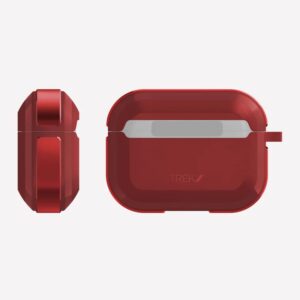 Raptic - Custodia Airpods Pro 1a + 2a generazione Trek Defence rosso